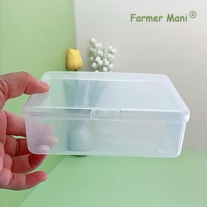 2 Pcs Small Plastic Storage Containers Box - Image 4