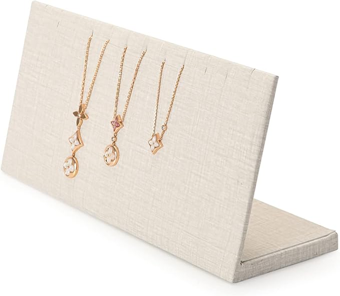Leather Necklace Display Stand Necklace Bracelet Display Holder Stand - Image 7