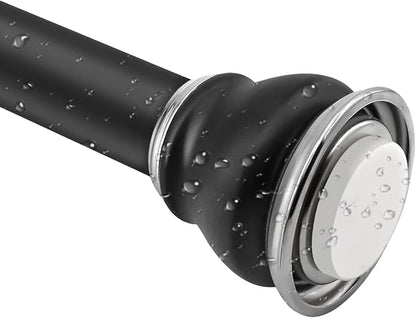 Shower Curtain Rod 27 to 60 Inch, 1 Inch Diameter Adjustable Spring Tension Rod by Unknown