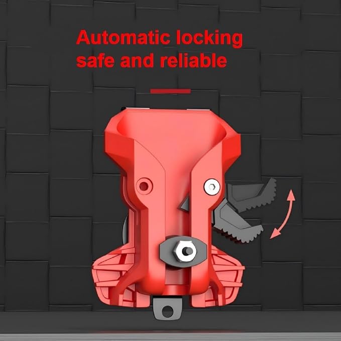 Electric Tool Waist Hook, Quick Release Double Lock, Metal Belt Attachment - Image 5