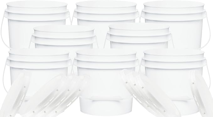 House Naturals 1 Gallon White Bucket - Image 5