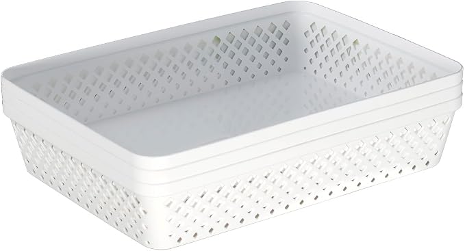 Glad Plastic Storage Basket Set - Image 5