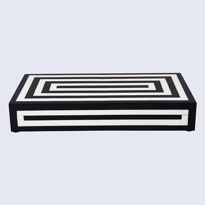 Handicrafts Home Large Decorative Storage Box 12x6– Coffee Table Organizer Box - Image 4