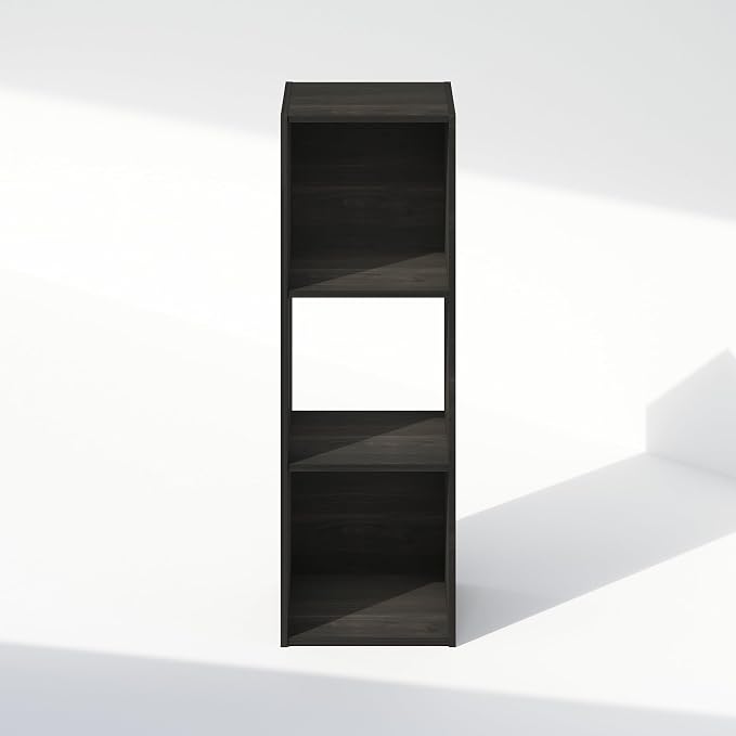 Furinno PELLI Book Shelf, 3-Cube Bookshelf, Cube Storage Organizer Bookcase - Image 4