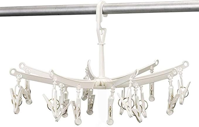 DurReus Foldable Clip Drip Laundry Hanger Portable Plastic Hanging Dryer by Unknown