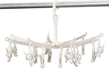 DurReus Foldable Clip Drip Laundry Hanger Portable Plastic Hanging Dryer by Unknown