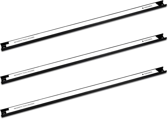 Navaris Set of 3 Magnetic Tool Holder Rack - Image 7