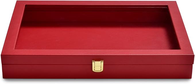 Oirlv Premium Red Leather Jewelry Tray - Image 4