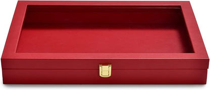 Oirlv Premium Red Leather Jewelry Tray - Image 4
