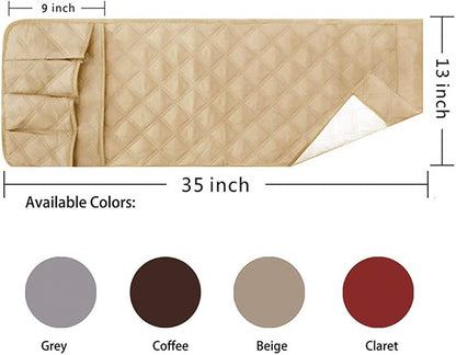 IPENNY Couch Sofa Armrest Organiser Chair TV Remote Holder Bed Storage Pocket - Image 4