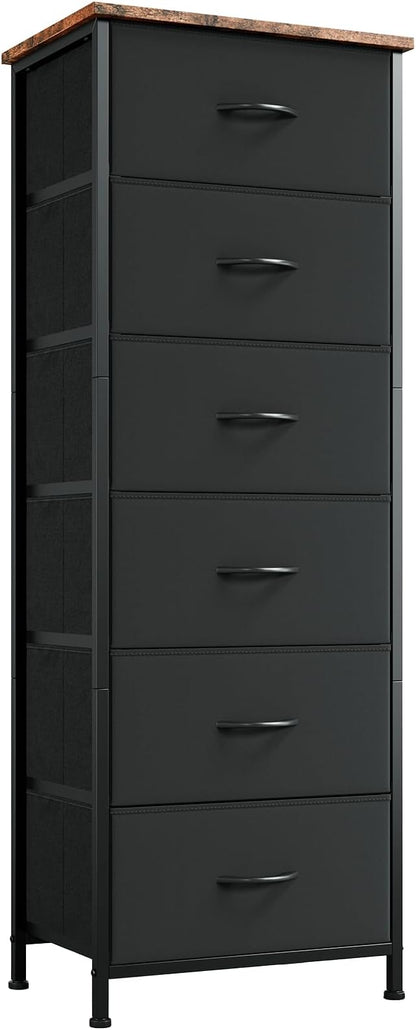 Somdot Tall Dresser for Bedroom, 6 Drawer Storage Cabinet, Home Storage | by Somdot