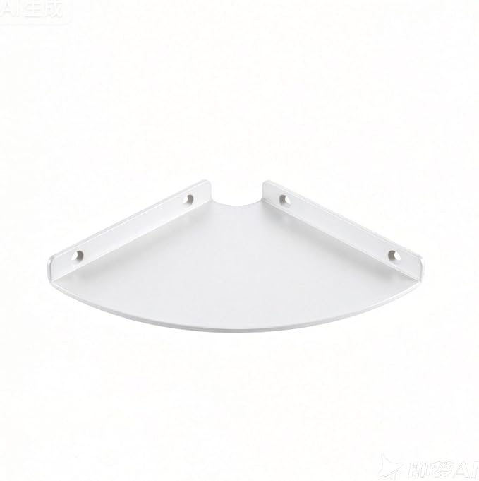 Corner Floating Shelf, 3.0mm Aluminum Alloy Corner Shelves Wall Mounted by YUjieSTC