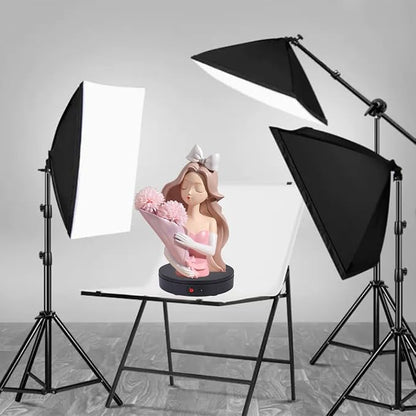 JAYEGT Motorized Rotating Display Stand，180 Lbs Load，360 Degree Electric - Image 2