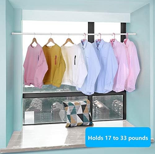 1 Piece 36 to 63 Inch Tension Rod, 1 Inch Diameter Spring Tension Shower Rod - Image 3