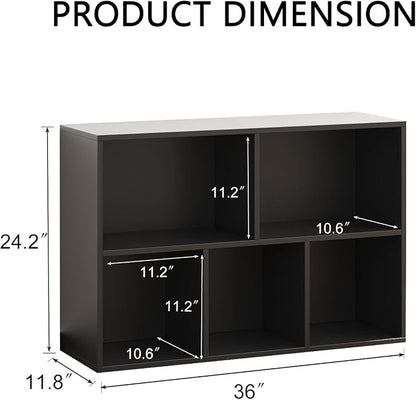 Wooden 5 Cube Storage Organizer - Image 2
