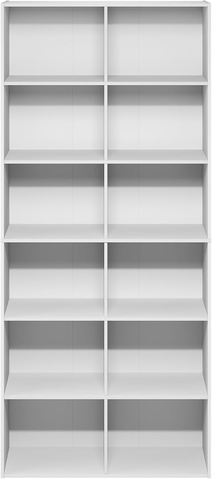 Furinno Basic Book Shelf, 12-Cube Bookshelf, Bookcase - Image 7