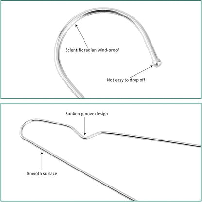 Metal Hangers Clothing Heavy Duty - Image 4