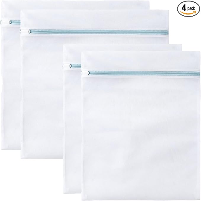 4 Pcs Large Mesh Laundry Bags for Delicates Intimates Lingerie by Unknown