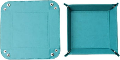 siduater Valet Tray Desktop Storage Organizer – Vegan Leather Catchall Tray - Image 4
