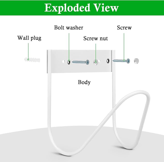 Hose Holder, Hose Hanger Wall Mount - Image 4