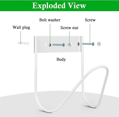 Hose Holder, Hose Hanger Wall Mount - Image 4
