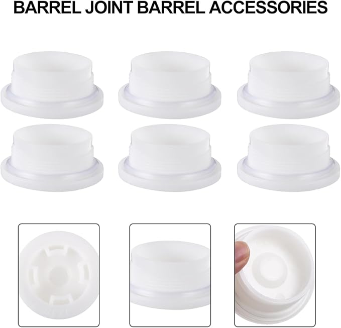 TEHAUX Chemical Bottle Bucket Screw on Replacement Lid 2.83 in Anti Splashes - Image 3