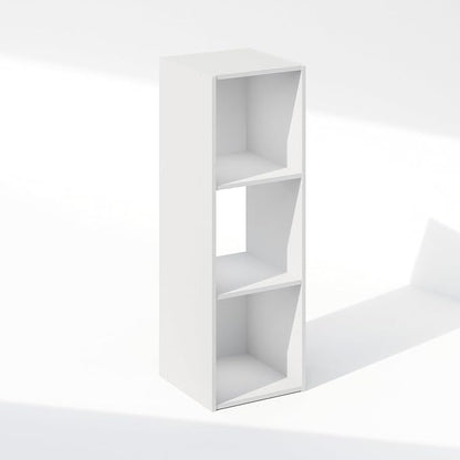 Furinno PELLI Book Shelf, 3-Cube Bookshelf, Cube Storage Organizer Bookcase by Furinno-FitsYourSpaceFitsYourBudget