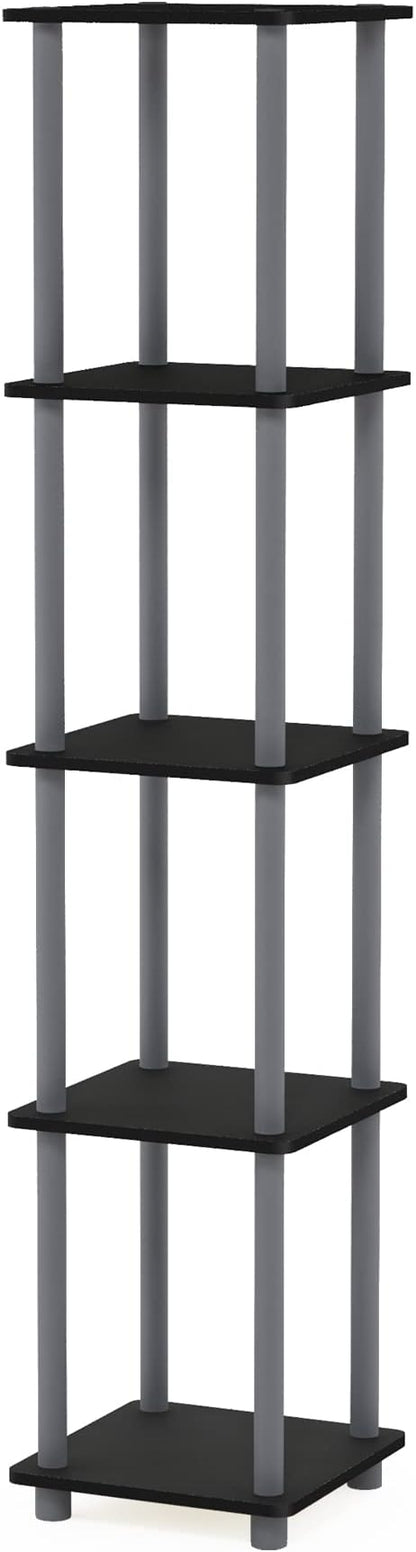 FURINNO Turn-N-Tube 5-Tier Corner Square Rack Display Shelf - Image 5