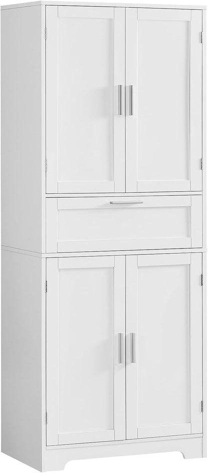 Iwell 67" Tall Storage Cabinet, Rattan Cabinet by IWELL