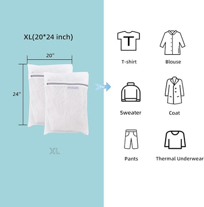 GOGOODA Mesh Laundry Bags for Delicates Durable Protective Wash Bags | Travel - Image 4
