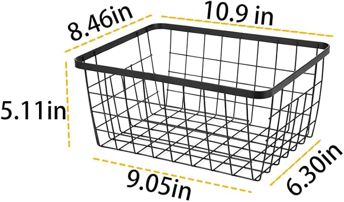 Kitchen Metal Wire Baskets - Image 2