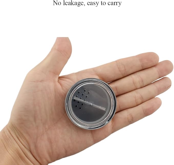 HAHIYO 1Pcs 10ml/0.34oz Plastic Empty Travel Compact Case Makeup Cosmetic Jar - Image 8