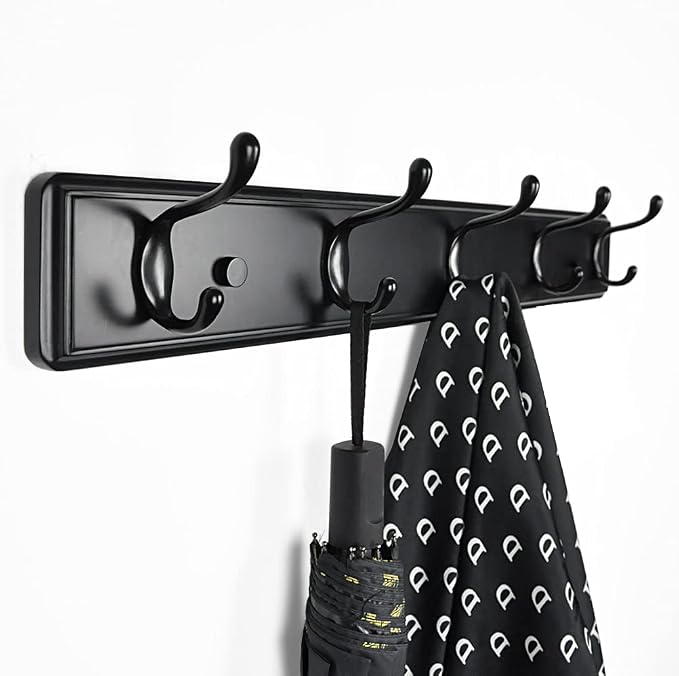Wooden Coat Rack, Wall-Mounted Organizer - Image 2