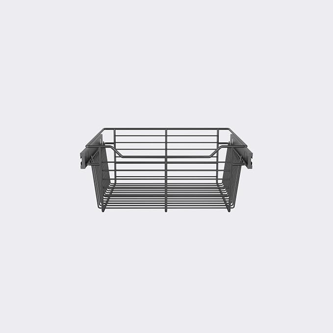 Classic 18" Closet Wire Basket in Matte Black - Image 2