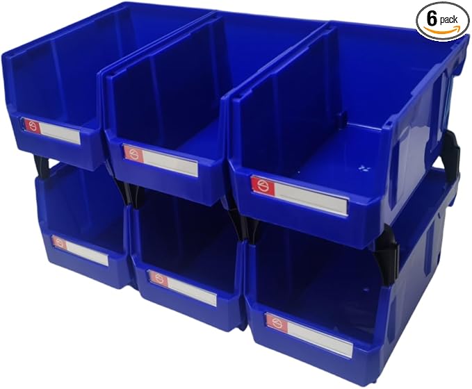 Pe&Hui Storage Organizer Bins, Wall Mount Storage Parts Rack, Stackable Shop by Pe%26Hui