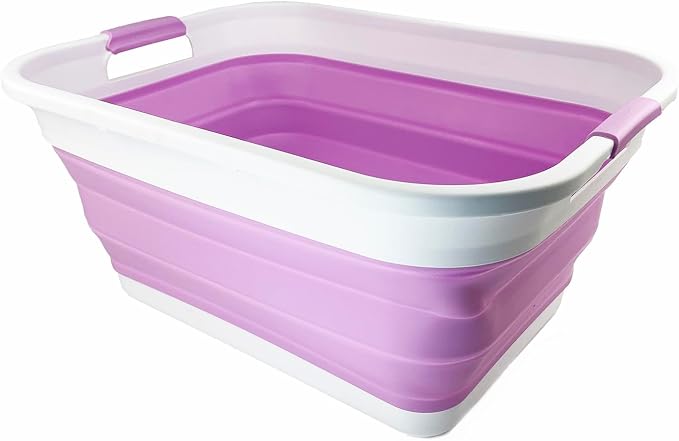 SAMMART 41L Collapsible Plastic Laundry Basket - Image 4