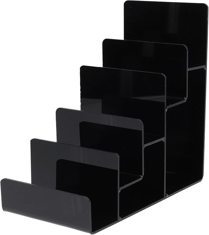 Cabilock Acrylic Wallet Display Stand Multi-Layer Tabletop Storage Rack Clear by cabilock