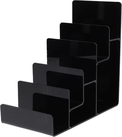 Cabilock Acrylic Wallet Display Stand Multi-Layer Tabletop Storage Rack Clear by cabilock