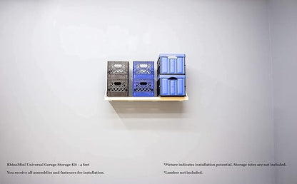 Rhino Shelf RhinoMini Universal Garage Storage Kit - Image 5