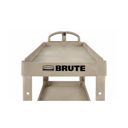 Rubbermaid Commercial Products BRUTE Heavy Duty 2-Shelf Utility/Service Cart - Image 3