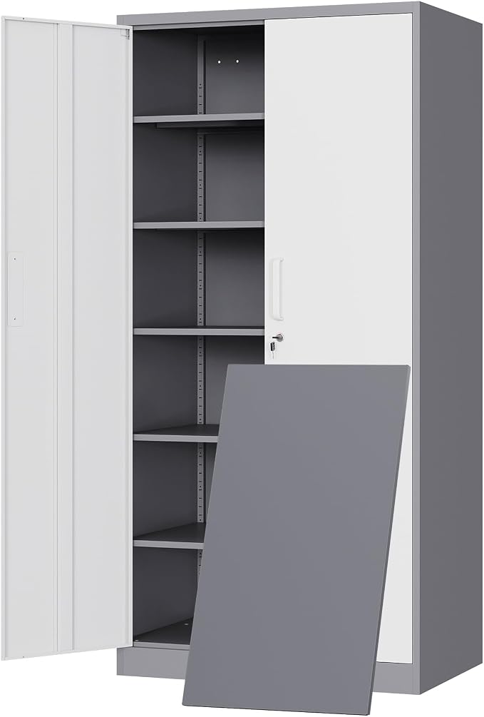 Yizosh Metal Storage Cabinet by Yizosh