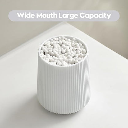 YAUKPH White Striped Toothbrush Holder - Image 2