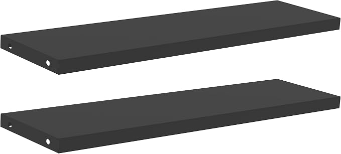 DWVO 2-Pack Metal Storage Shed Shelves, Compatible by DWVO