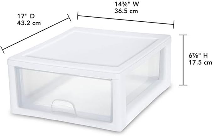 Sterilite 18-Pack 16 Quart Stacking Drawer, Accessories, Craft Supplies - Image 3