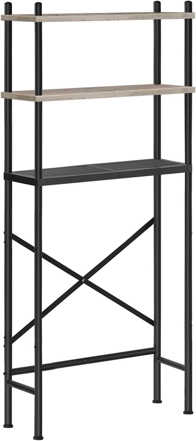 HOOBRO Over the Toilet Storage, 3-Tier Over Toilet Bathroom Organizer, by HOOBRO