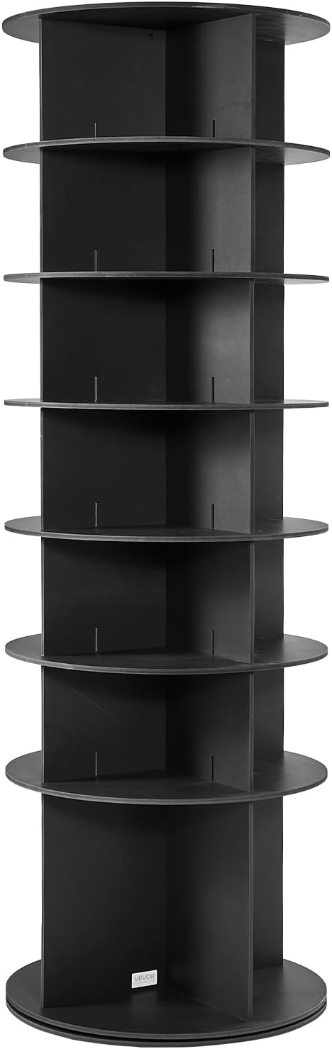 VEVOR 7 Tiers Rotating Shoe Rack Tower, 360° Spinning Shoe Rack, Revolving - Image 9