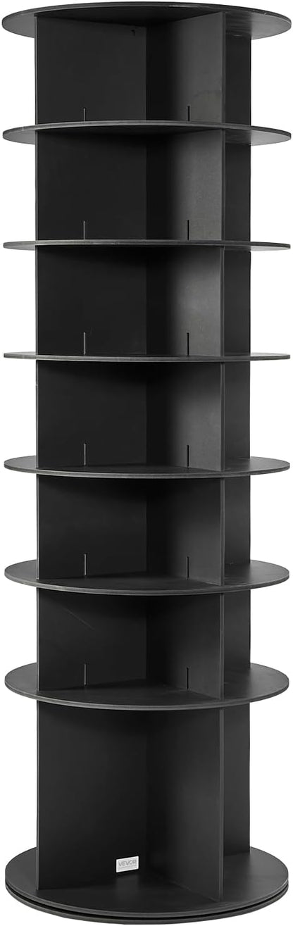 VEVOR 7 Tiers Rotating Shoe Rack Tower, 360° Spinning Shoe Rack, Revolving - Image 9