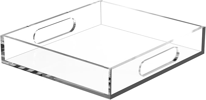 17 * 17 Acrylic Organizer Tray Large, Serving Tray by Brand