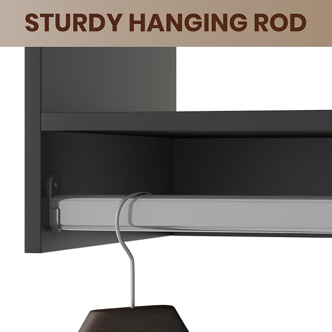 ROOMTEC 25.5" Medium Hanging Closet Unit, Modular Closet System - Image 7