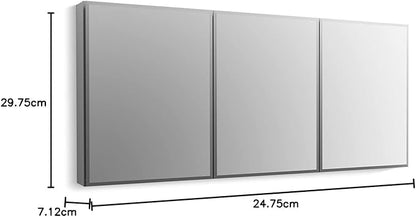 Kohler Frameless Bathroom Mirror Medicine Cabinet, 20 in x 26 in - Image 3